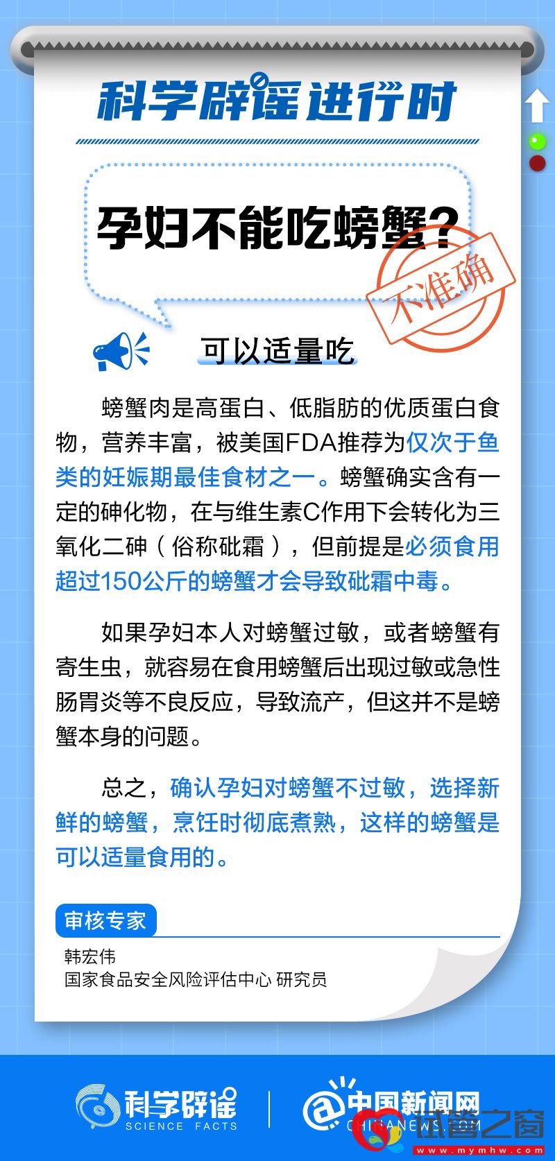 孕婦不能吃螃蟹嗎？(圖1)